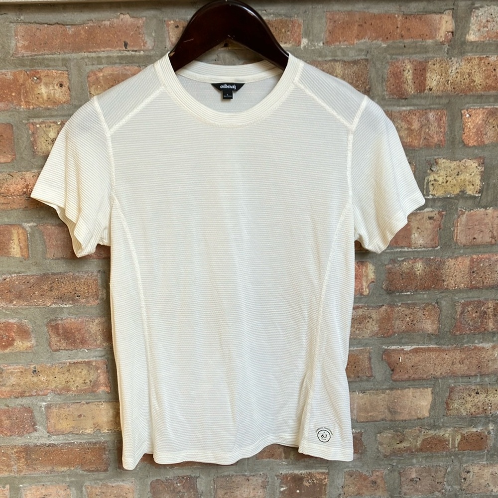 Allbirds Natural Run Short Sleeve T-Shirt.